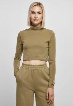 URBAN CLASSICS Organic Cropped Turtelneck - Longsleeve - Tiniolive