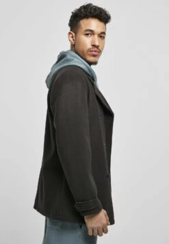 URBAN CLASSICS Classic Pea - Halflange Jas - Black -Urban Classics d312d07bf64a4995a0fc40abd85e56c9