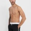 URBAN CLASSICS Retro - Zwemshorts - Black/White -Urban Classics d6afd9d22efc4091b568549dfd541606