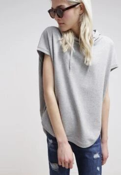 URBAN CLASSICS Ladies Sleeveless Terry Hoody - Hoodie - Grey -Urban Classics d7304da4222f473092479f9b7f701024