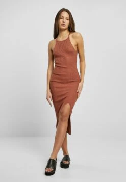 URBAN CLASSICS Gebreide Jurk - Terracotta 10 URBAN CLASSICS Gebreide Jurk - Terracotta -Urban Classics d76946a5e53a4c7c8405f6212d5020c0