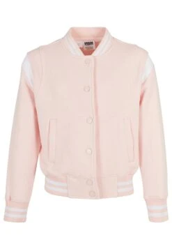 URBAN CLASSICS Sweater Met Rits - Pink White