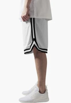 URBAN CLASSICS Shorts - White, Black -Urban Classics d8ee058071bd4823ba7f7cdc2180c2b2