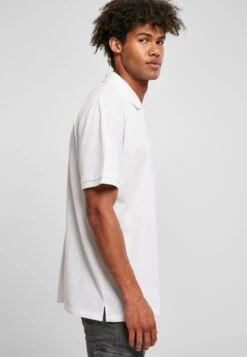 URBAN CLASSICS Oversized- Poloshirt - White -Urban Classics d9c2a33b47024984a1421fff4bb89d6f