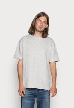 URBAN CLASSICS Terry- T-Shirt Basic - Light Grey