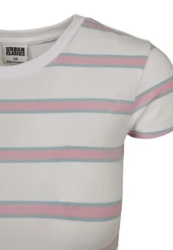 URBAN CLASSICS T-Shirt Print - White/Girlypink -Urban Classics dabad623de5c43b89b2486a6fe95cdb9