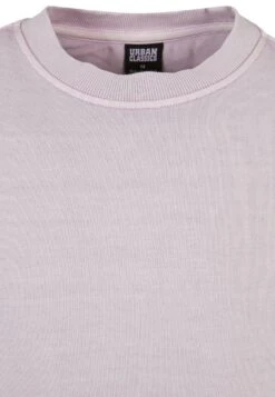 URBAN CLASSICS Heavy Terry Garment Dye Crew - Sweater - Lilac -Urban Classics db25fd6b089549089fbab90b6958f798