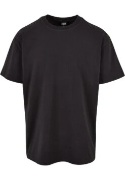 URBAN CLASSICS Heavy Garment Dye Tee - T-Shirt Basic - Black