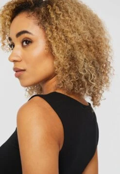 URBAN CLASSICS Short Corsage - Top - Black -Urban Classics ddb5ed891a264498a571d684dc3eb213