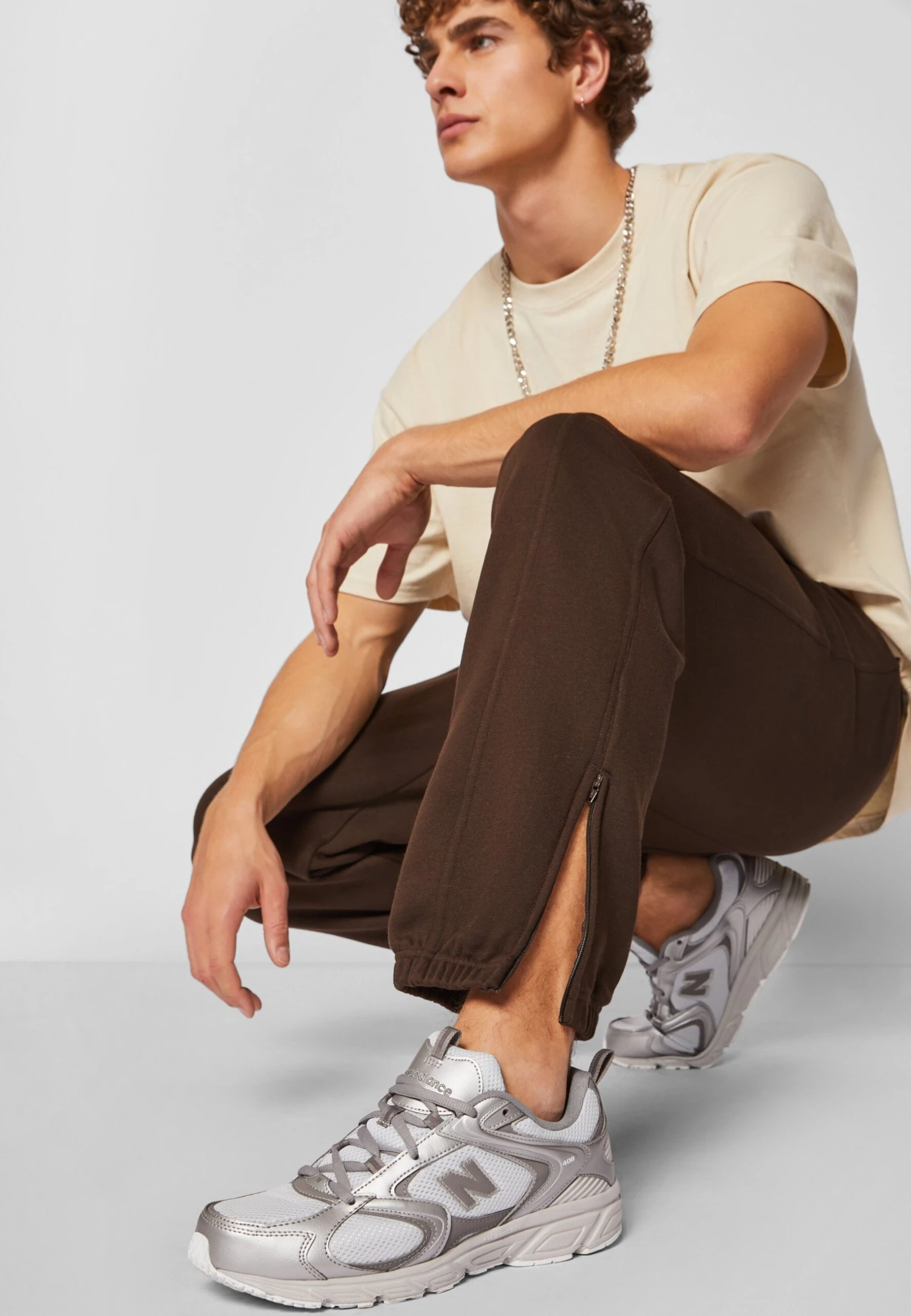 URBAN CLASSICS Sweatpants Sp - Trainingsbroek - Brown 7 URBAN CLASSICS Sweatpants Sp - Trainingsbroek - Brown - Afbeelding 5