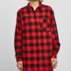 URBAN CLASSICS Check Flannel- Blousejurk - Black Red 1 URBAN CLASSICS Check Flannel- Blousejurk - Black Red -Urban Classics df61d3c6c80c4c91b44c746a7550b77e