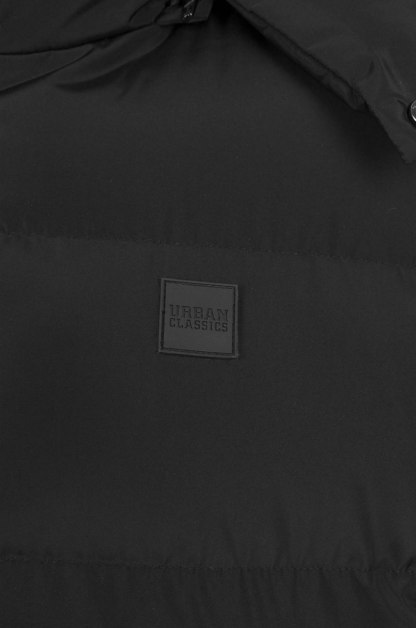 URBAN CLASSICS Hooded Puffer - Winterjas - Black 6 URBAN CLASSICS Hooded Puffer - Winterjas - Black - Afbeelding 4