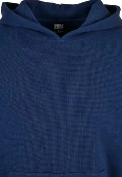 URBAN CLASSICS Oversized Waffle- Hoodie - Darkblue -Urban Classics df9eca1fbed0485083db1f90ab825901