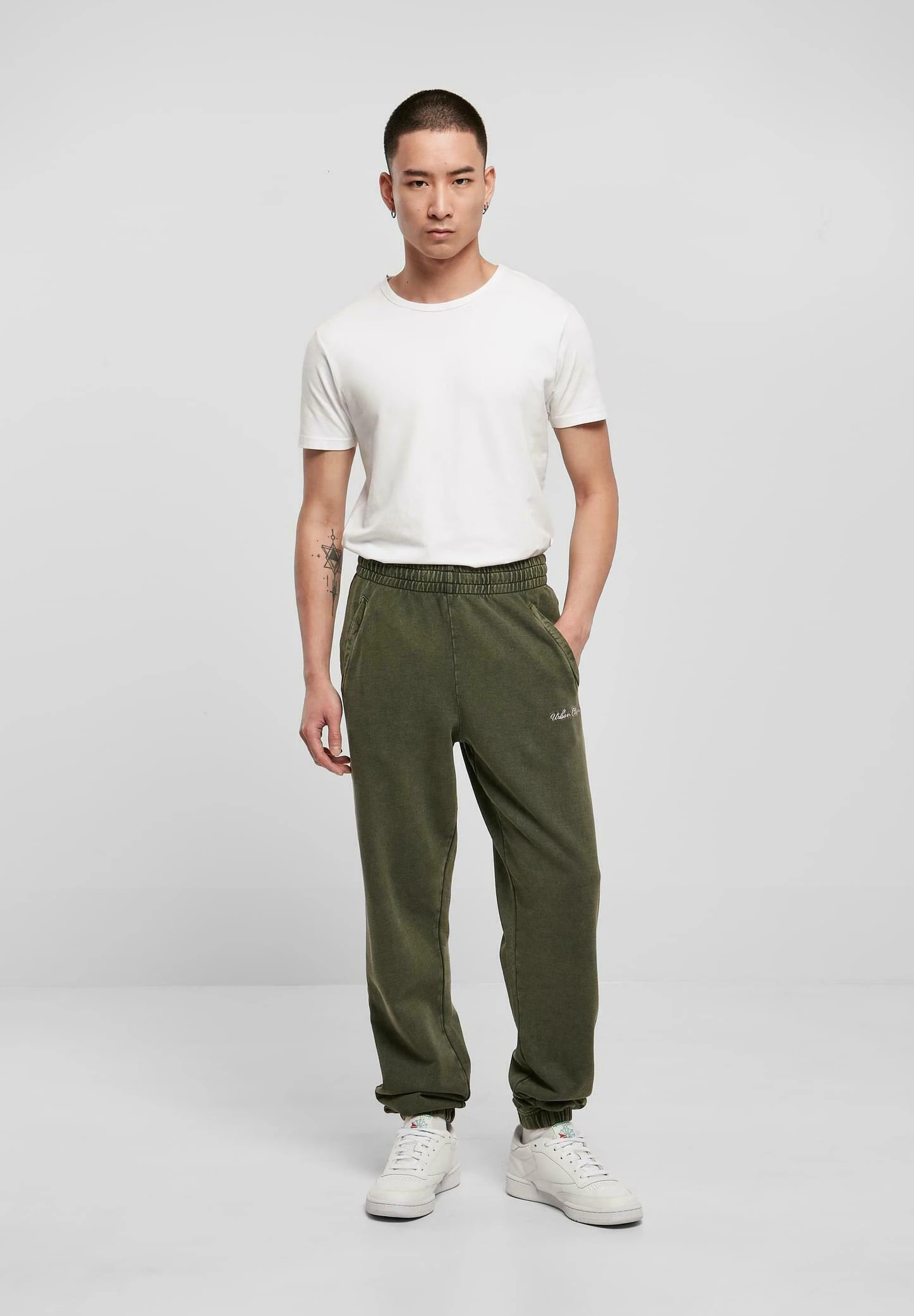 URBAN CLASSICS Small Embroidery - Trainingsbroek - Bottlegreen 4 URBAN CLASSICS Small Embroidery - Trainingsbroek - Bottlegreen - Afbeelding 2