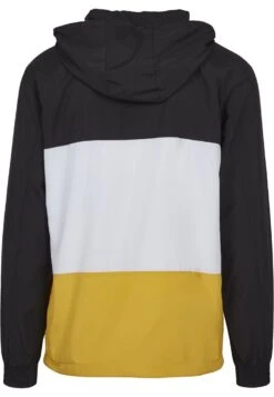 URBAN CLASSICS Lichte Jas - Blk/Chromeyellow/Wht -Urban Classics e170711eadb64b99a40862036dfaad1b