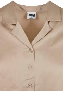 URBAN CLASSICS Overhemdblouse - Softtaupe -Urban Classics e219146bbb0d40268f9dfd9779a8be85