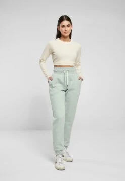 URBAN CLASSICS High Waist - Trainingsbroek - Salvia Melange -Urban Classics e2a73c54f17546d499ed3eda64cb3c02