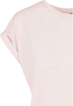 URBAN CLASSICS Extended Shoulder Tee - T-Shirt Basic - Pink -Urban Classics e427f712cef240668f152f681628df31