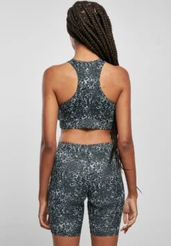 URBAN CLASSICS Tie Dye - Bustier - Black White -Urban Classics e4439555425a413f86d44dc294497049