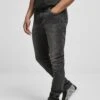 URBAN CLASSICS Zip - Slim Fit Jeans - Real Black Washed -Urban Classics e4de2398a8d64a81af9bb5879ccd34f2