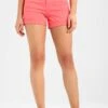 URBAN CLASSICS Ladies Highwaist Stretch - Jeansshort - Coral -Urban Classics e65b7b20020b4ec3858c27326874126e
