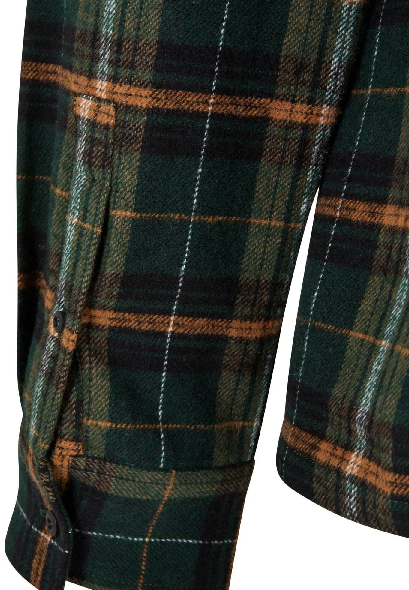 URBAN CLASSICS Boxy Fane Check- Overhemd - Bottlegreen Orange 9 URBAN CLASSICS Boxy Fane Check- Overhemd - Bottlegreen Orange - Afbeelding 7