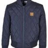 URBAN CLASSICS Diamond Quilt - Bomberjacks - Navy -Urban Classics e7ff4c69c4df4da9939618cdc760ea3c