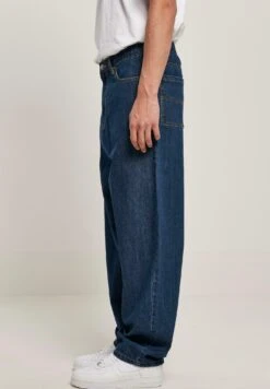 URBAN CLASSICS Relaxed Fit Jeans - Mid Indigo Washed -Urban Classics e85aa3bb9fe540c7917cb74958325d0d