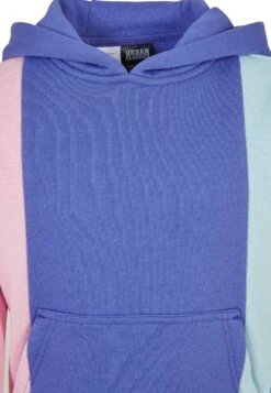 URBAN CLASSICS Tripple - Hoodie - Girlypink Purpleday Oceanblue -Urban Classics ed0c25422a0746dc8a295eebb845f4ee