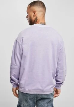 URBAN CLASSICS Pigment Dyed Crew Neck - Sweater - Lavender -Urban Classics ed7d053b2fd142f1bf01d2861ef9cf26