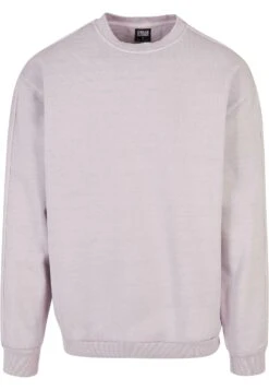URBAN CLASSICS Heavy Terry Garment Dye Crew - Sweater - Lilac