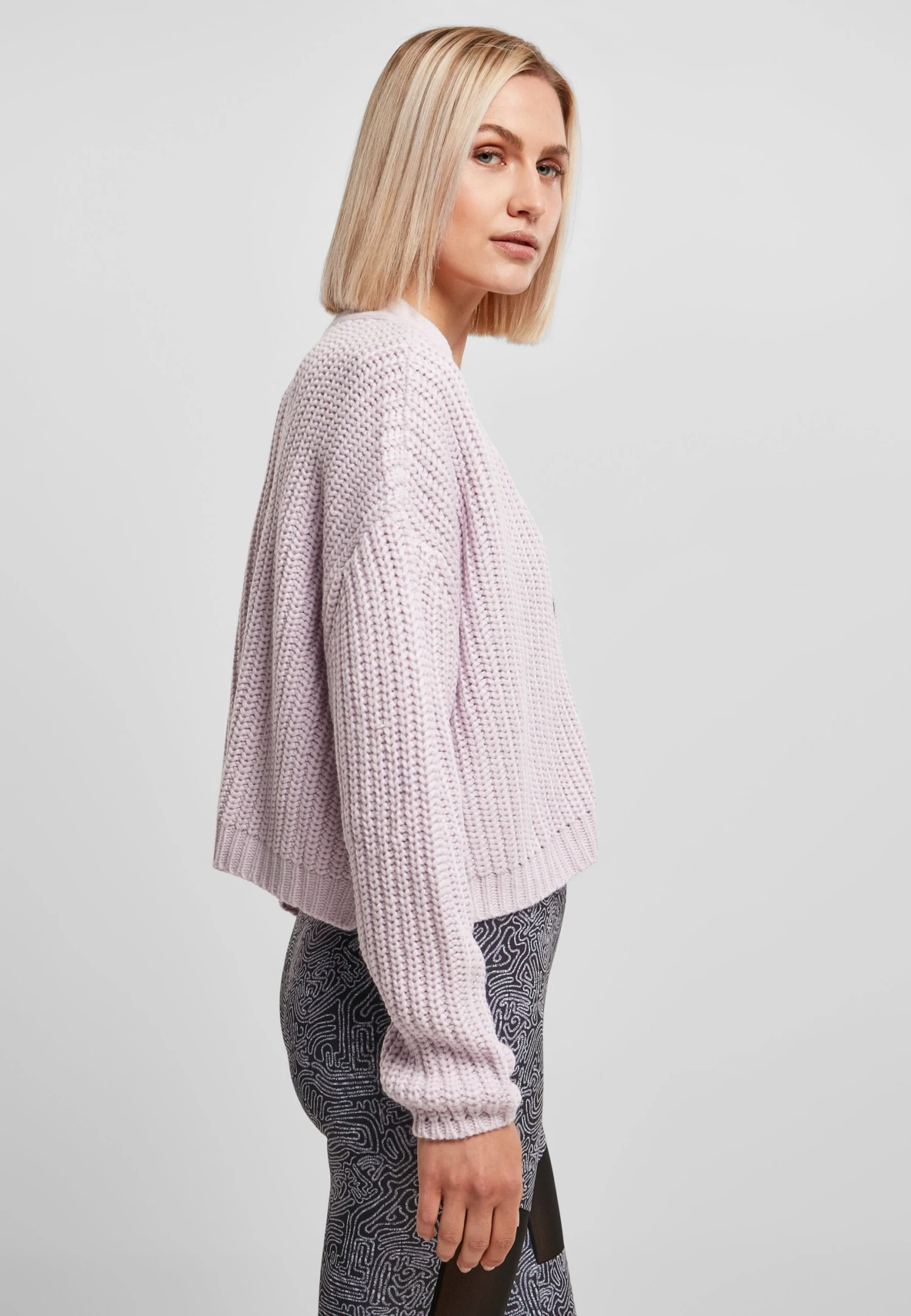 URBAN CLASSICS Oversized- Vest - Softlilac 7 URBAN CLASSICS Oversized- Vest - Softlilac - Afbeelding 5