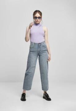 URBAN CLASSICS Ladies Sleeveless Turtleneck Body - Body - Lavender -Urban Classics ee9759258b624f37b7c4cf1e116a1d8d