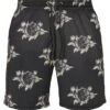 URBAN CLASSICS C&S Wl Whooo Mesh Shorts - Zwemshorts - Black/Mc
