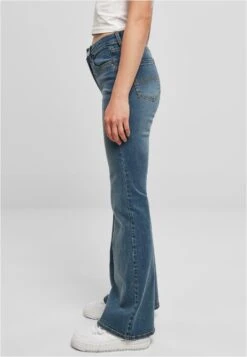 URBAN CLASSICS High Waist - Flared Jeans - Midstone Washed -Urban Classics efe859d9c8ef486598a6475574c359ae