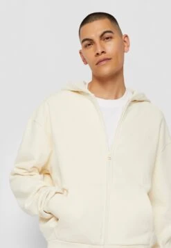 URBAN CLASSICS Ultra Heavy- Sweater Met Rits - Whitesand -Urban Classics f09f55056daa46dcb8e309976a9a7320