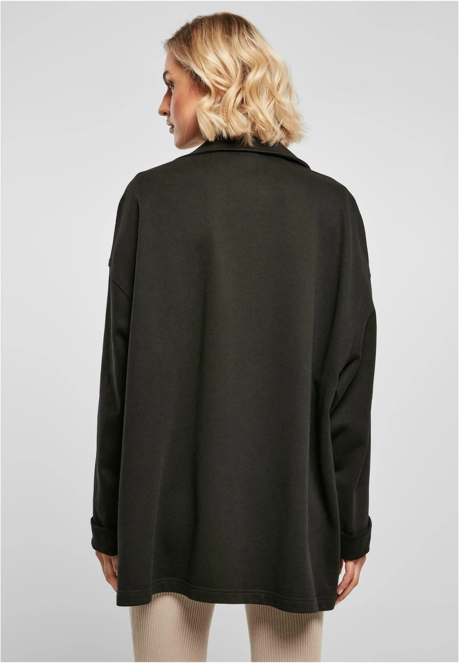 URBAN CLASSICS Oversized - Halflange Jas - Black 5 URBAN CLASSICS Oversized - Halflange Jas - Black - Afbeelding 3