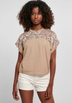 URBAN CLASSICS T-Shirt Print - Softtaupe