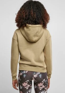 URBAN CLASSICS Ladies Hoody - Hoodie - Khaki -Urban Classics f4ac73fa413541cfbc12bf3352ad4b6c