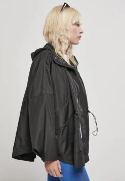 URBAN CLASSICS Ladies Recycled Packable Jacket - Regenjas - Schwarz -Urban Classics f67fa603785c432f9df45ec32734defd