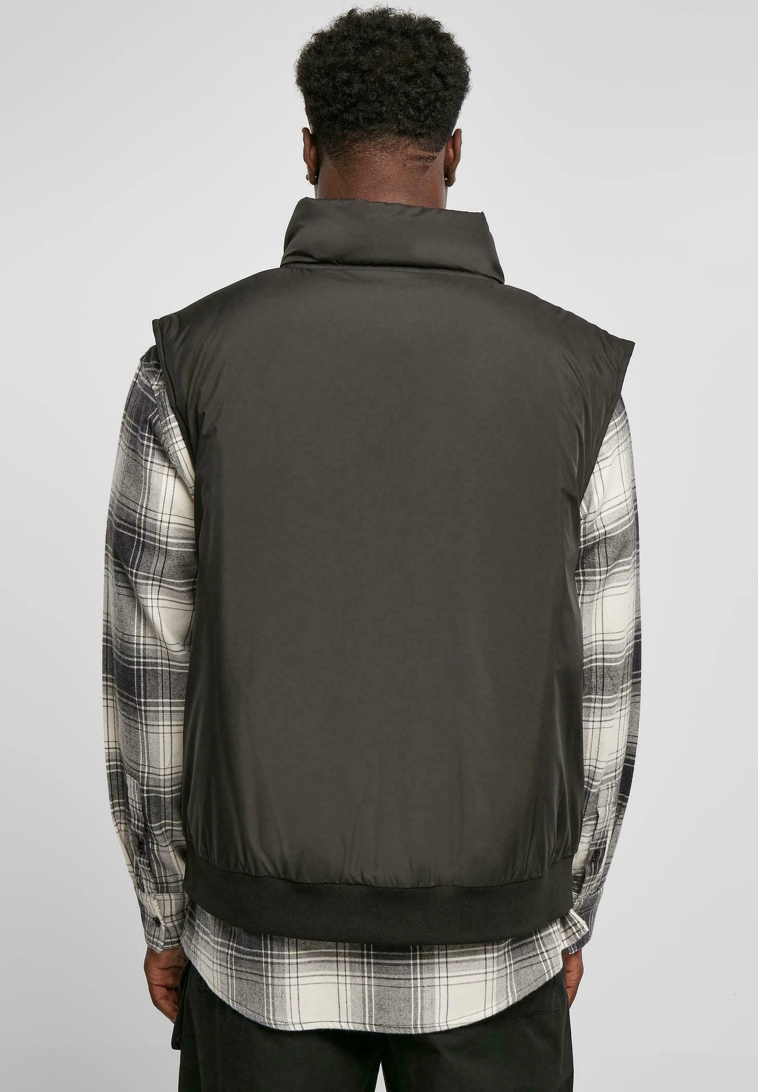 URBAN CLASSICS Clean Puffer - Bodywarmer - Black 5 URBAN CLASSICS Clean Puffer - Bodywarmer - Black - Afbeelding 3