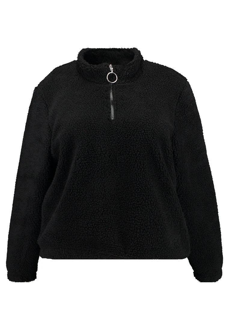 Ladies Sherpa Batwing Troyer - Fleece Trui - Black 8 Ladies Sherpa Batwing Troyer - Fleece Trui - Black - Afbeelding 6