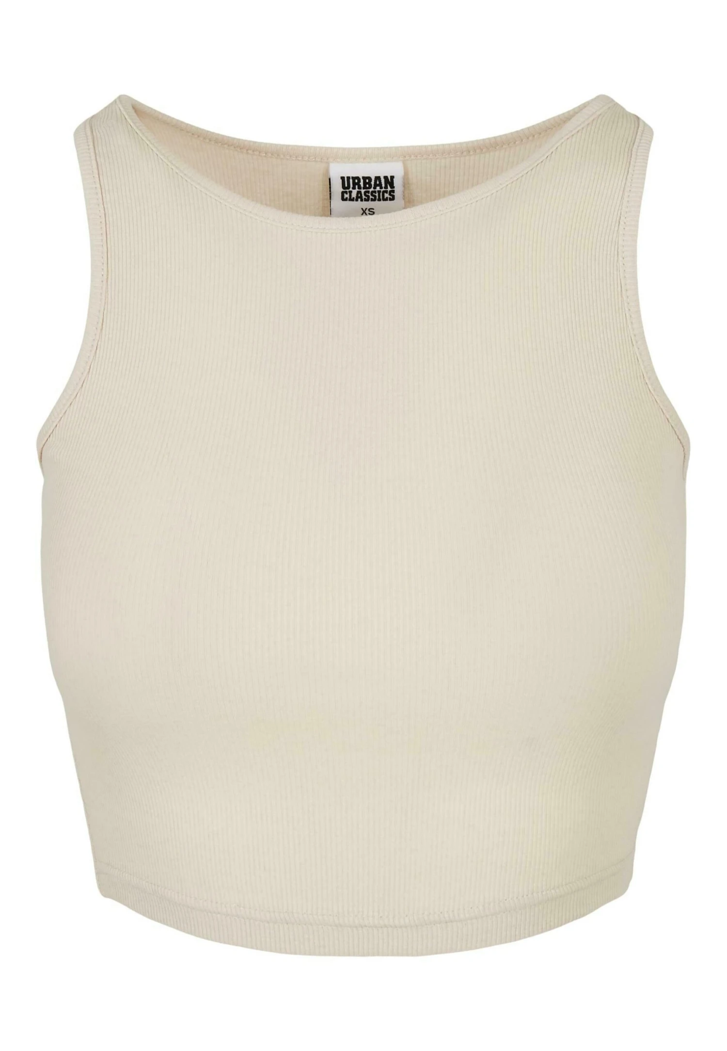 URBAN CLASSICS Ladies Cropped Rib Top - Top - Softseagrass 8 URBAN CLASSICS Ladies Cropped Rib Top - Top - Softseagrass - Afbeelding 6