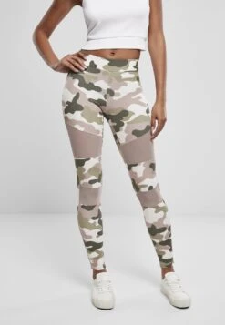 URBAN CLASSICS Tech - Legging - Duskrose Camo