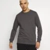 URBAN CLASSICS Basic Crew - Trui - Darkshadow