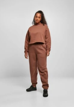 URBAN CLASSICS Oversized High Neck Crew - Sweater - Bark -Urban Classics ffd76e6bed8f4d90b670e2fe0ab79ae2